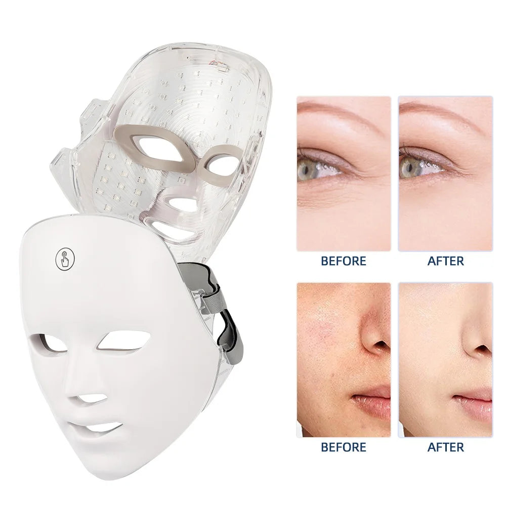 Facial LED Therapy Mask 7 Colors Beauty Boost