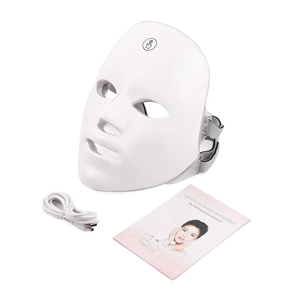 Facial LED Therapy Mask 7 Colors Beauty Boost