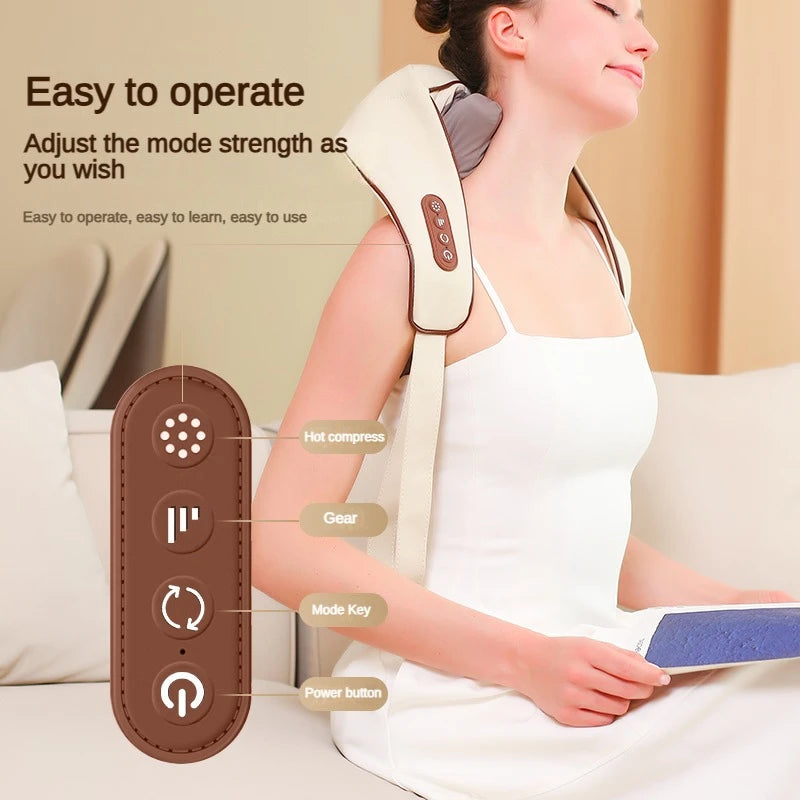 Neck and Back Massager Beauty Boost