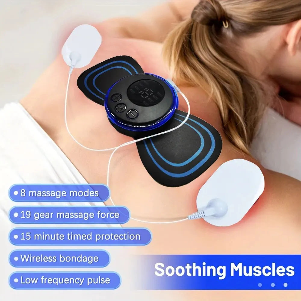 Rechargeable Neck Massager with Remote Control Fitness Gadgets