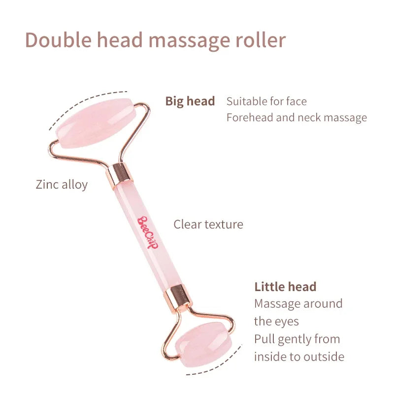 Roller & Gua Sha Face Massager Beauty Boost