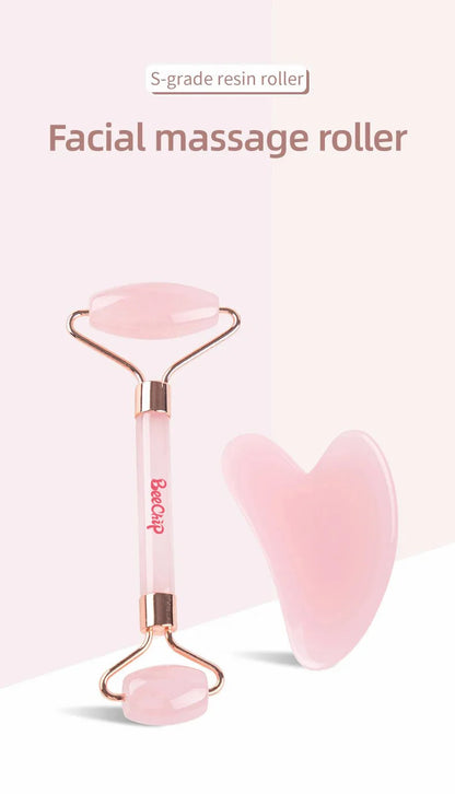 Roller & Gua Sha Face Massager Beauty Boost