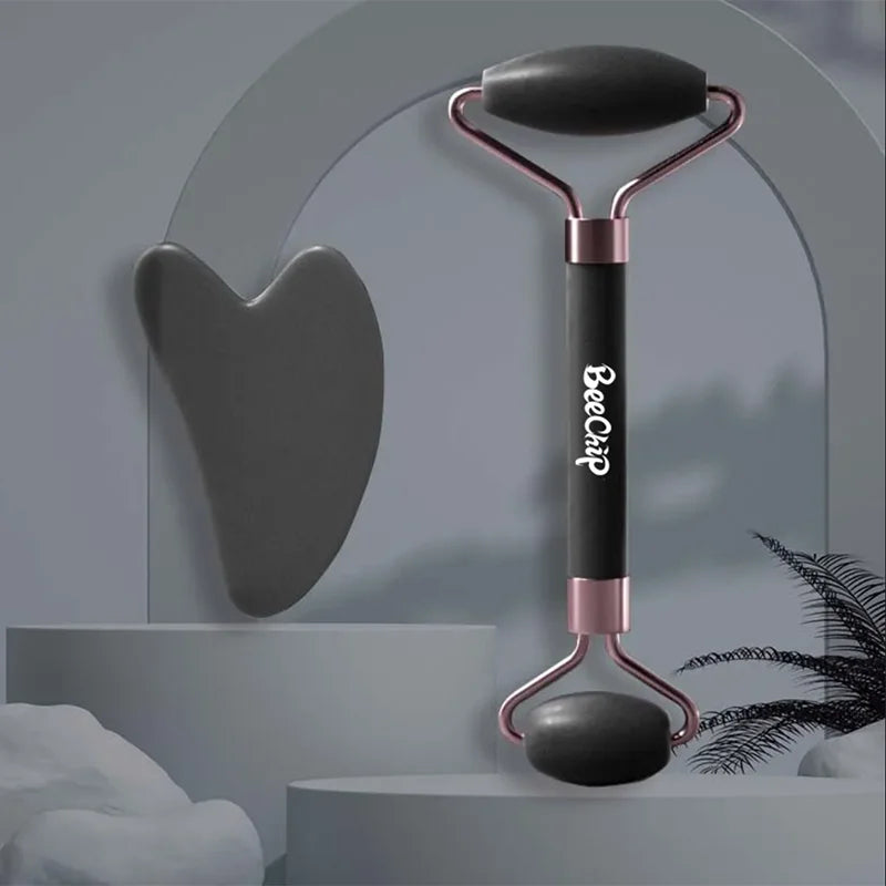 Roller & Gua Sha Face Massager Beauty Boost