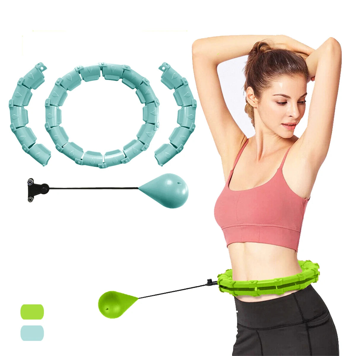 Weighted Adjustable Smart Hula Circle Fitness Gadgets