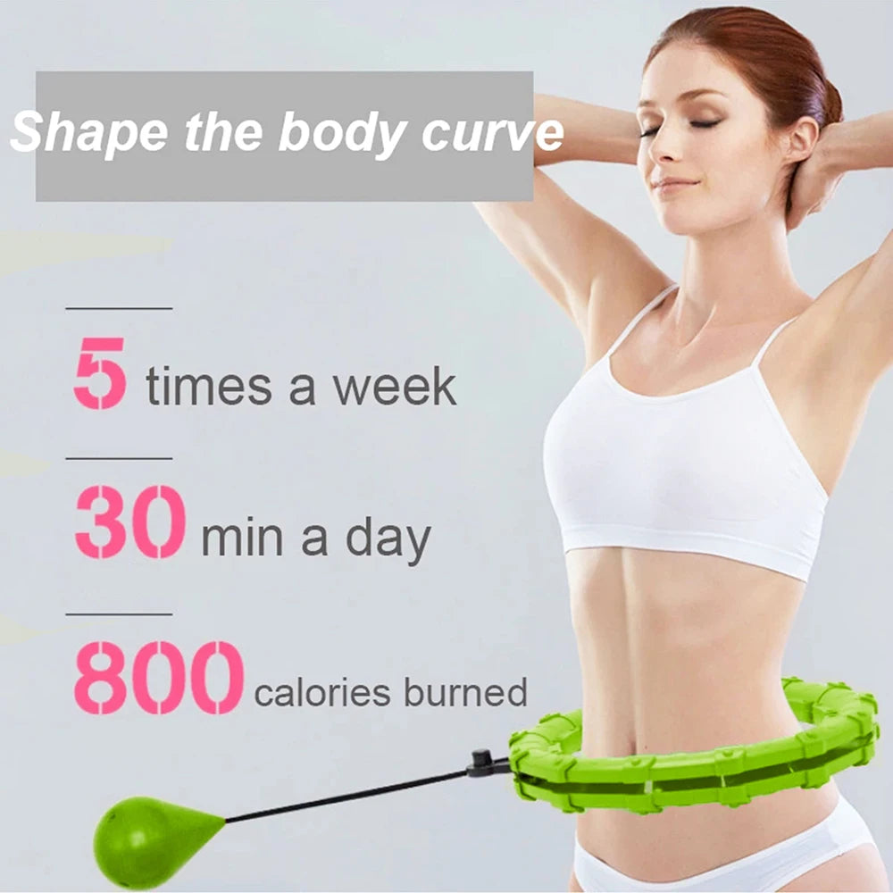 Weighted Adjustable Smart Hula Circle Fitness Gadgets